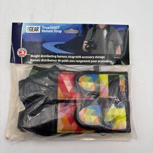 USA Gear TrueSHOT Weight Distributing Harness Strap With Storage For Camera